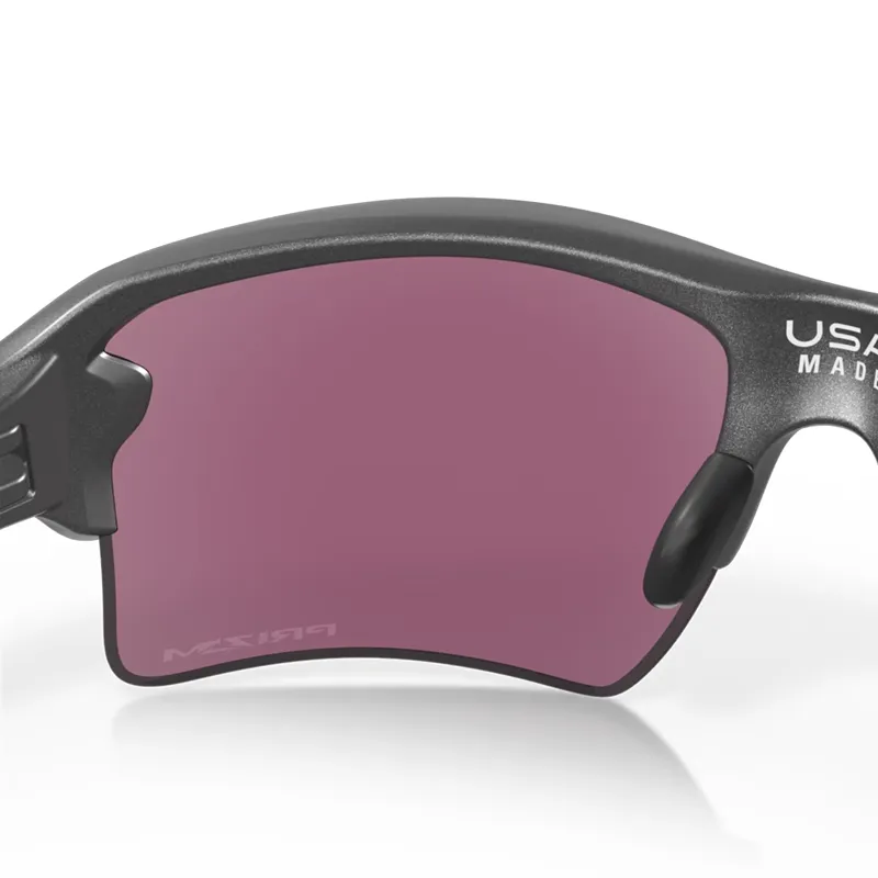 Oakley Flak 2.0 XL Sunglasses with Prizm Road Jade Lenses and Steel Frames-6