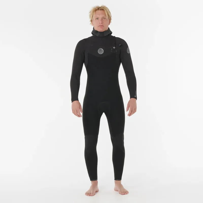 Rip Curl 2025 Flashbomb 6/4mm Chest Zip Hooded Wetsuit-3