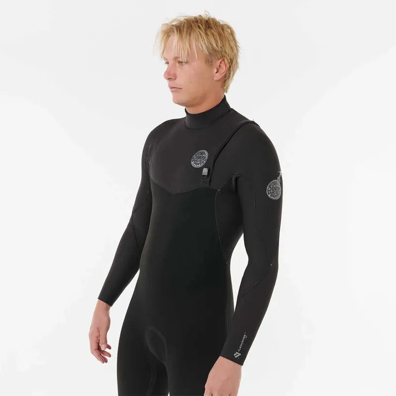 Rip Curl Mens Flashbomb Pro 4/3mm Zip Free Wetsuit-4