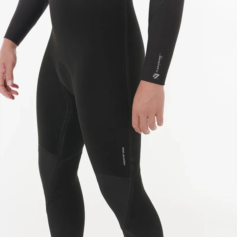 Rip Curl 2025 Flashbomb Pro 5/4mm Zip Free Wetsuit in Black-5