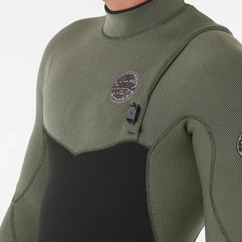 Rip Curl 2025 Flashbomb Pro 5/4mm Zip Free Wetsuit in Deep Cactus-3