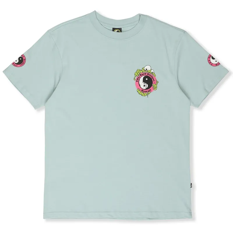 T and C Surf Designs Funco YY Tee in Used Blue-1