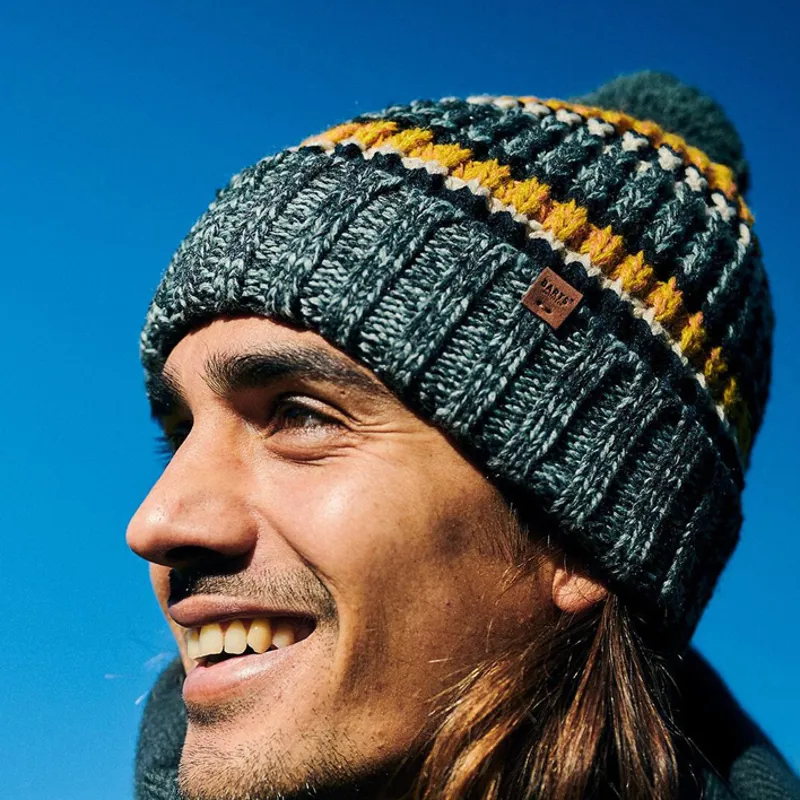 Barts Goser Beanie in Dark Heather-1