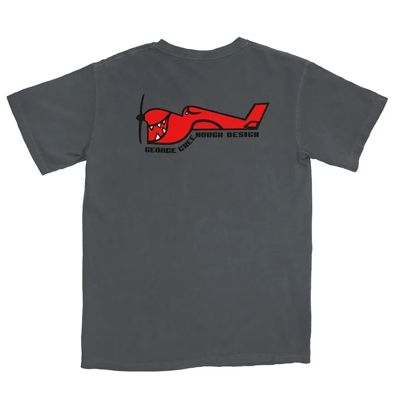 True Ames Greenough Airplane Logo T-Shirt in Graphite