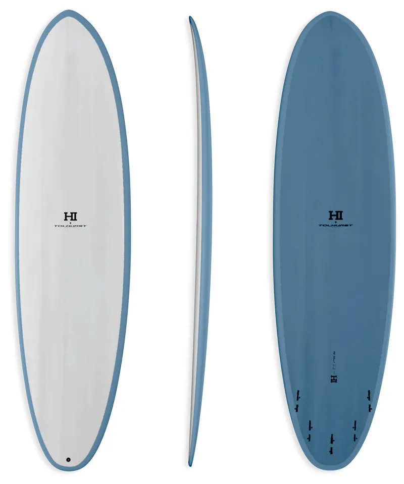 Harley Ingleby Thunderbolt Red Moe Surfboard in Blue - FCS2