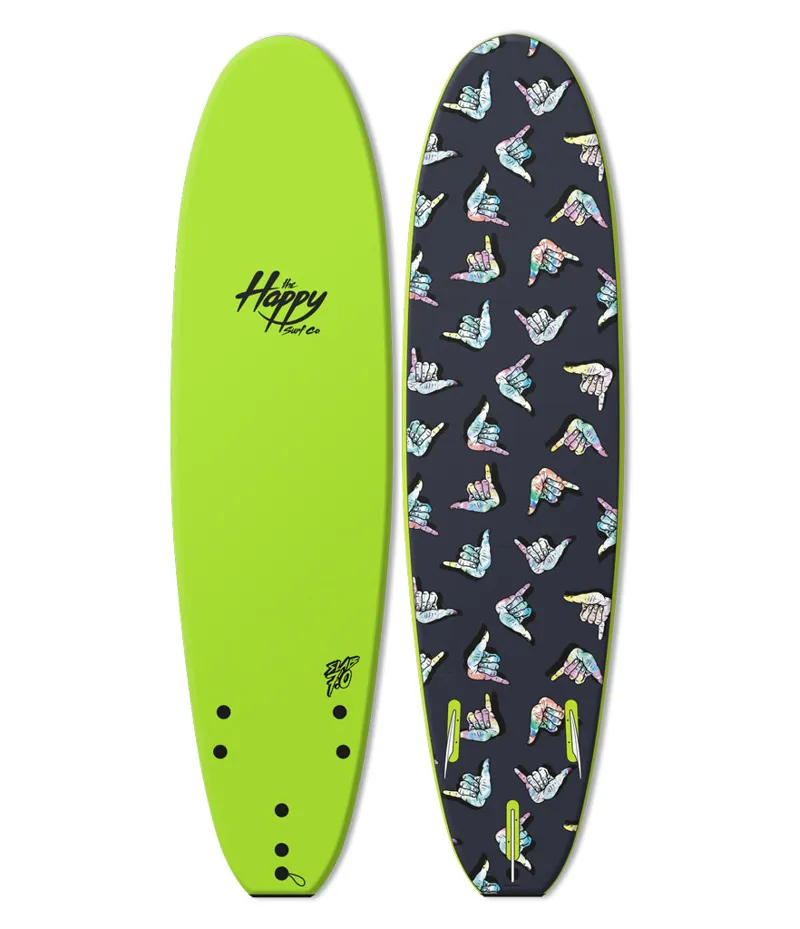 Happy Surf Co / Slab Shaka / Lime / 7ft 00