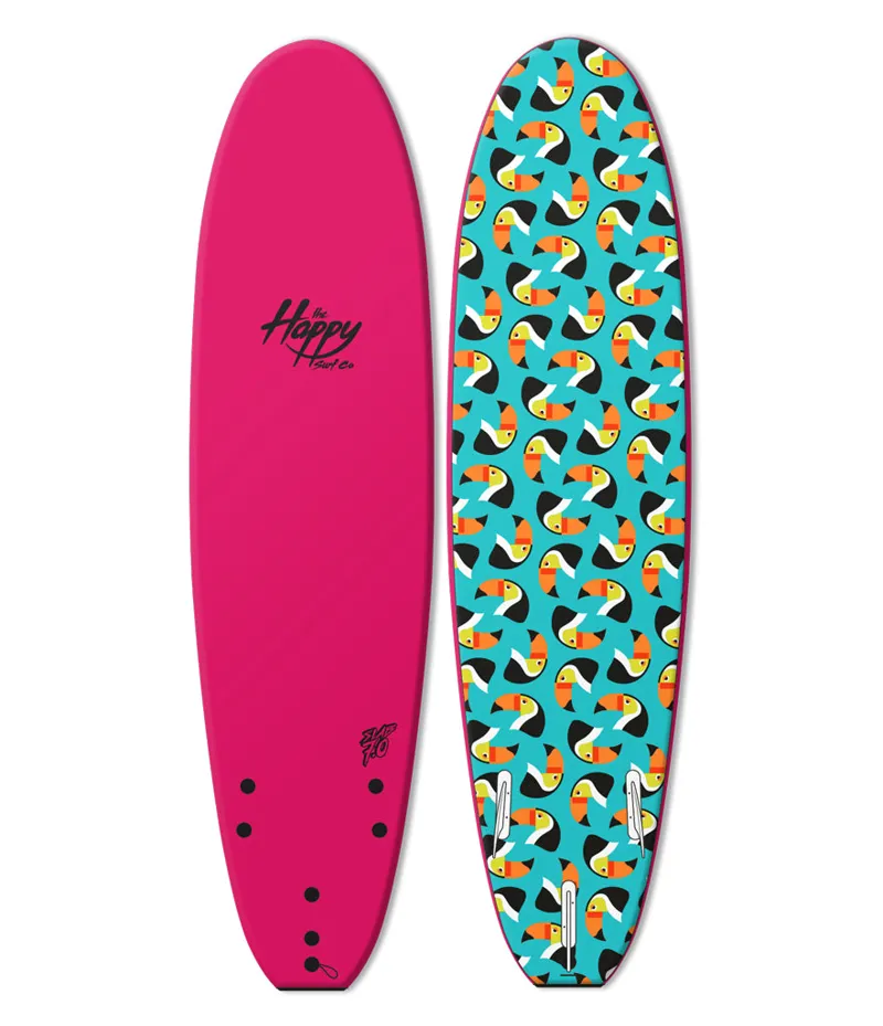 Happy Surf Co / Slab Toucan / Pink / 7ft 00