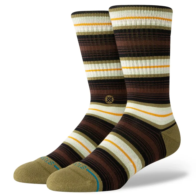 Stance Hassagore Crew Sock in Chive
