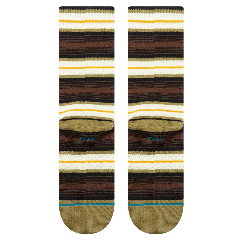 Stance Hassagore Crew Sock in Chive-2