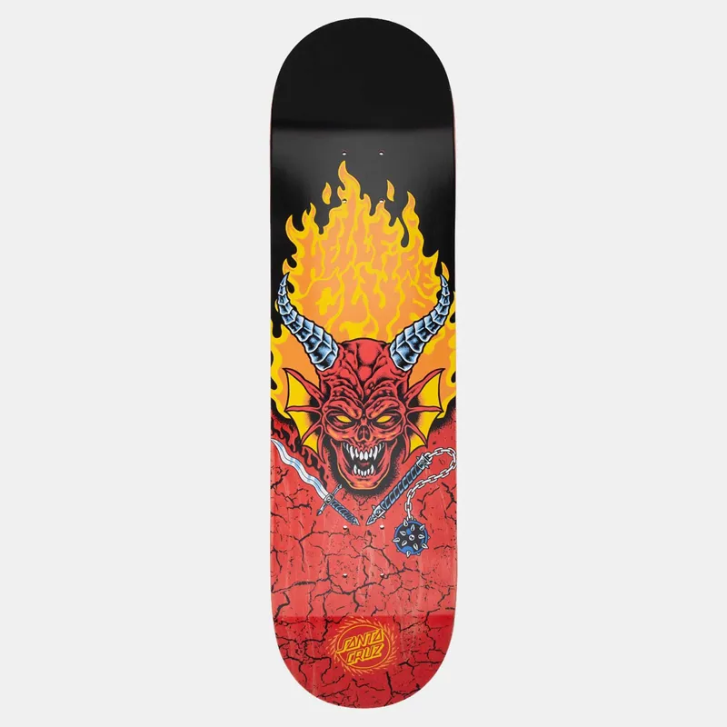 Stranger Things X Santa Cruz Hellfire Club Skateboard Deck