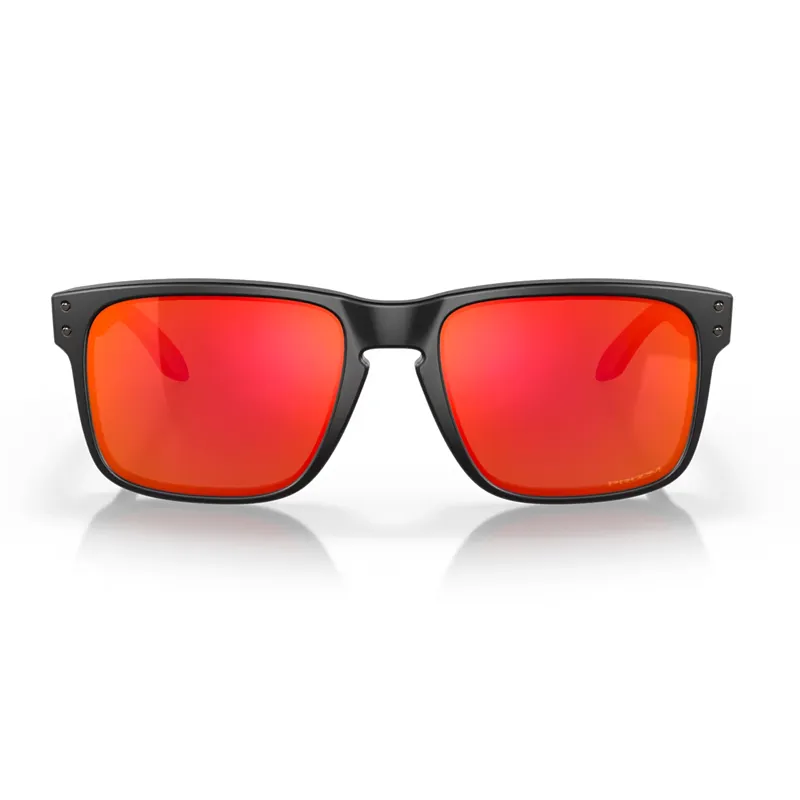 Oakley Holbrook Sunglasses with Prizm Ruby Lenses and Matte Black Frames-1