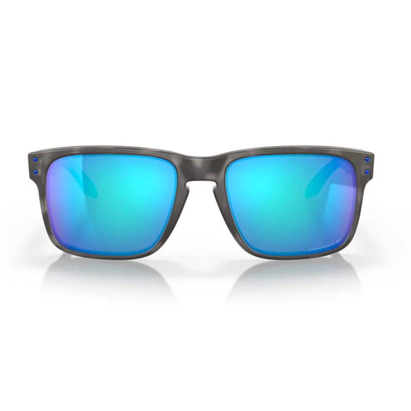 Oakley Holbrook Sunglasses with Prizm Sapphire Polarized Lenses and Matte Black Tortoise Frames-1