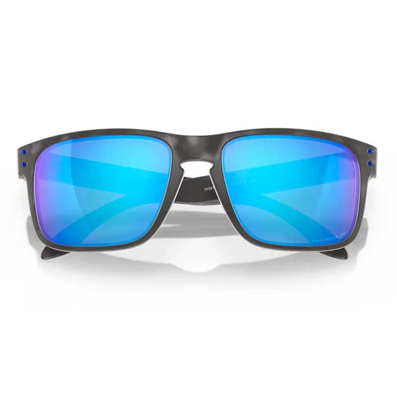 Oakley Holbrook Sunglasses with Prizm Sapphire Polarized Lenses and Matte Black Tortoise Frames-4