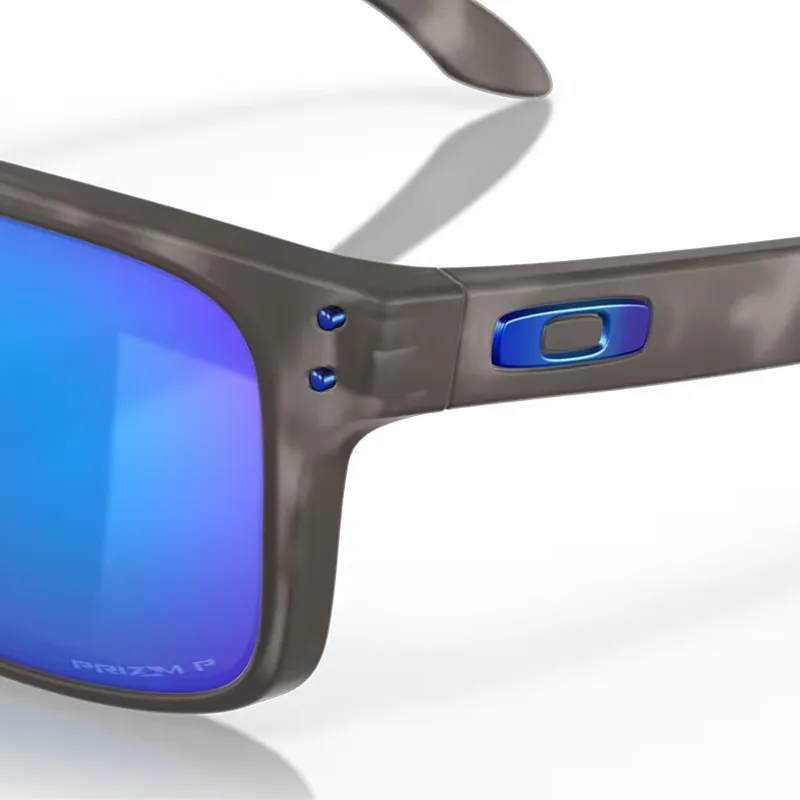 Oakley Holbrook Sunglasses with Prizm Sapphire Polarized Lenses and Matte Black Tortoise Frames-5