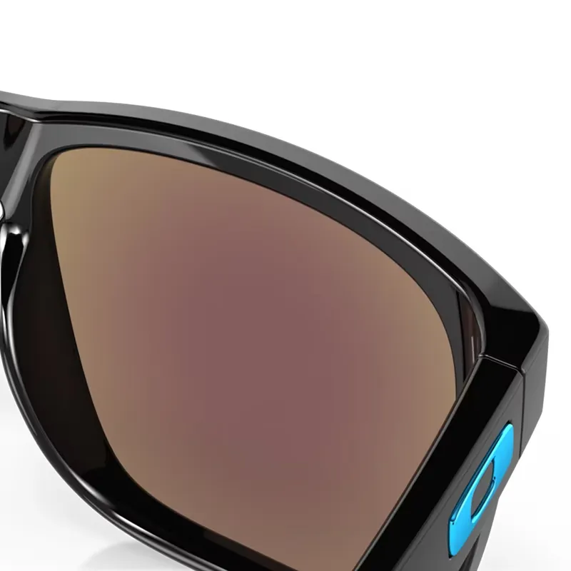 Oakley Holbrook Sunglasses with Prizm Sapphire Lenses and Polished Black Frames-6