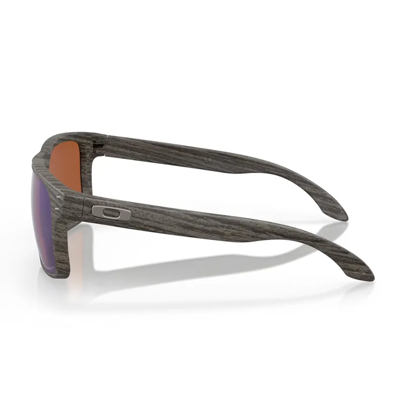 Oakley Holbrook Sunglasses with Prizm Shallow Water Polarized Lenses and Woodgrain Frames-2