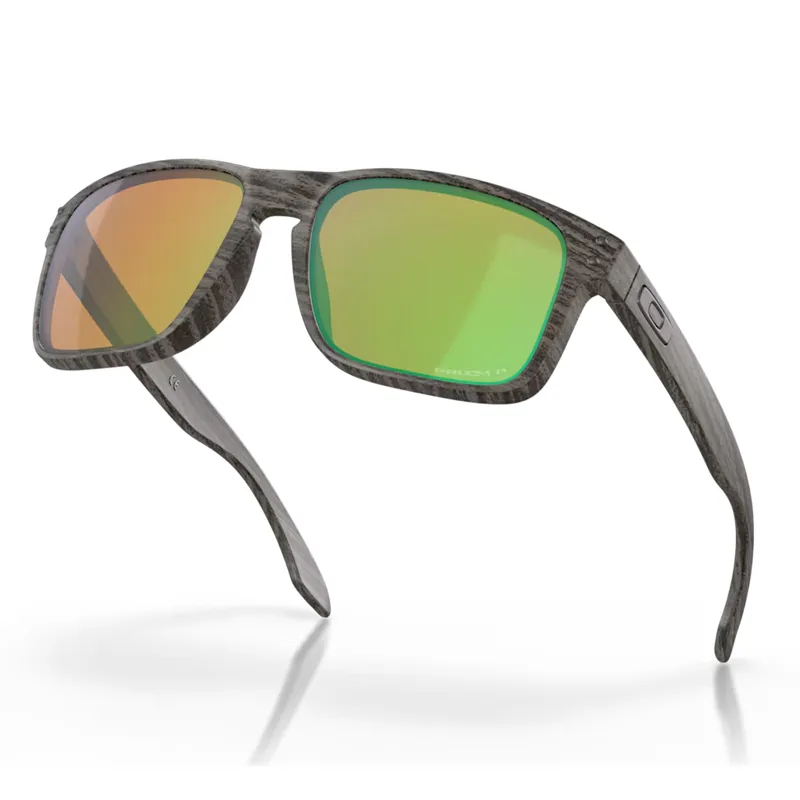 Oakley Holbrook Sunglasses with Prizm Shallow Water Polarized Lenses and Woodgrain Frames-3