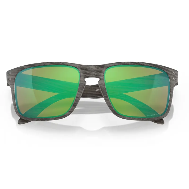 Oakley Holbrook Sunglasses with Prizm Shallow Water Polarized Lenses and Woodgrain Frames-4