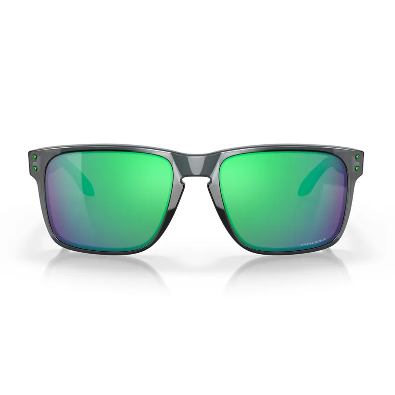 Oakley Holbrook XL Sunglasses with Prizm Jade Lenses and Crystal Black Frames-1