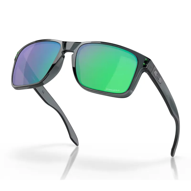 Oakley Holbrook XL Sunglasses with Prizm Jade Lenses and Crystal Black Frames-3