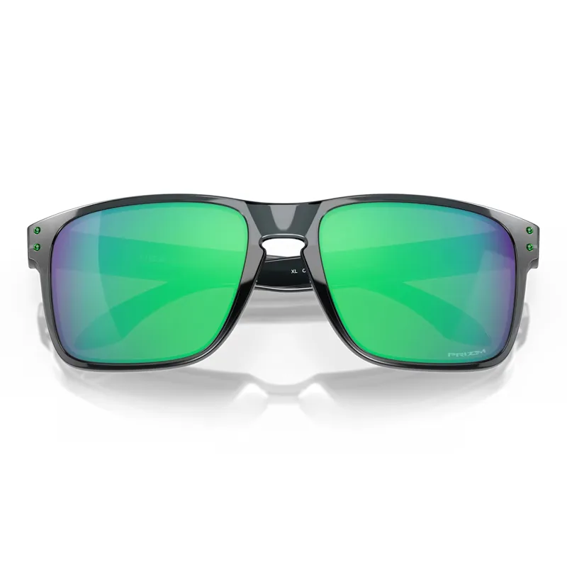 Oakley Holbrook XL Sunglasses with Prizm Jade Lenses and Crystal Black Frames-4