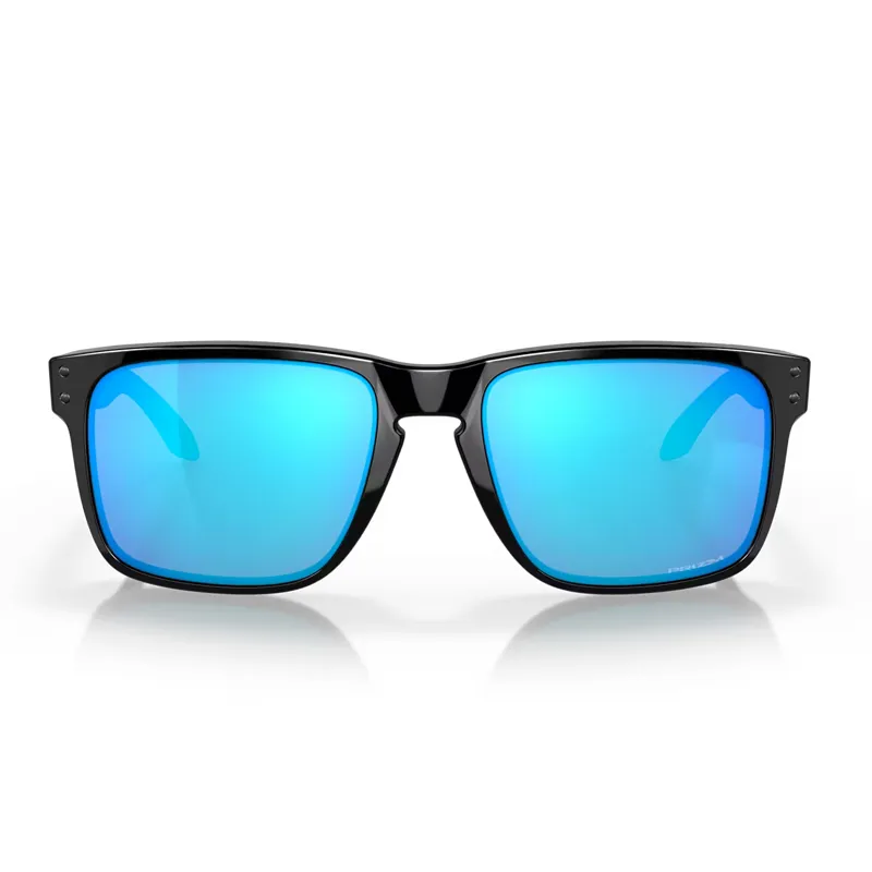 Oakley Holbrook XL Sunglasses with Prizm Sapphire Lenses and Polished Black Frames-1