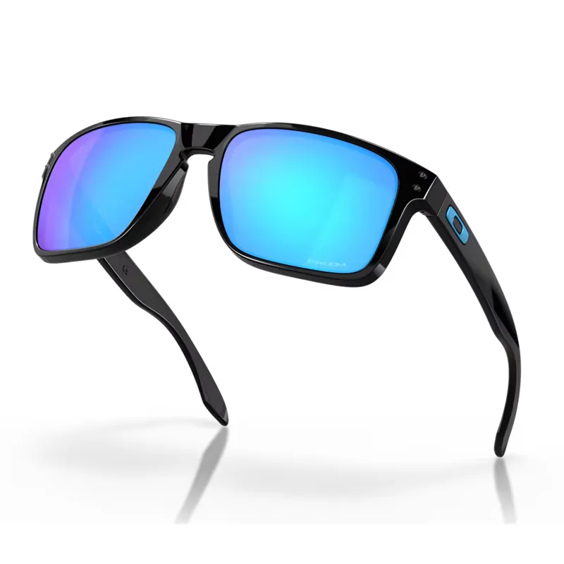 Oakley Holbrook XL Sunglasses with Prizm Sapphire Lenses and Polished Black Frames-3