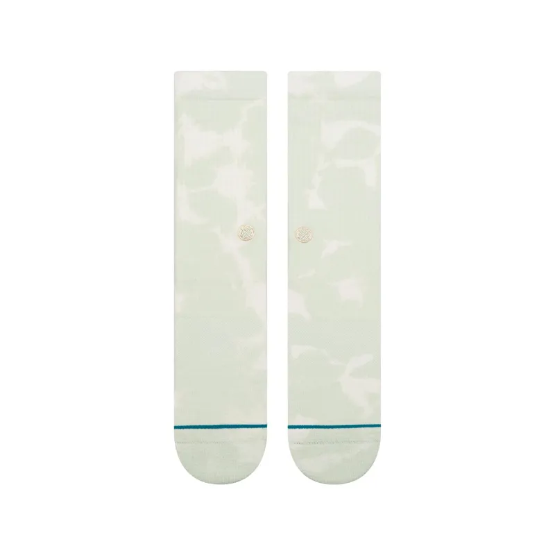Stance Icon Dye Crew Sock in Light Blue - SIZE Large-1
