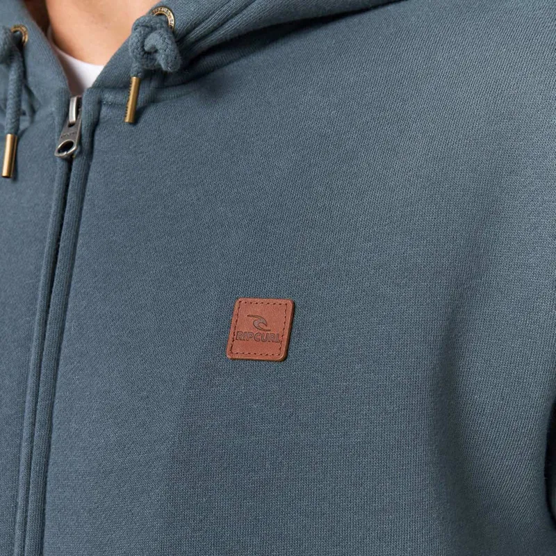 Rip Curl Icons Lined Zipped Hoodie in Pine Night-5