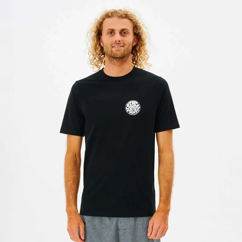 Rip Curl Icons Of Surf Short Sleeve UV Tee in Black-1