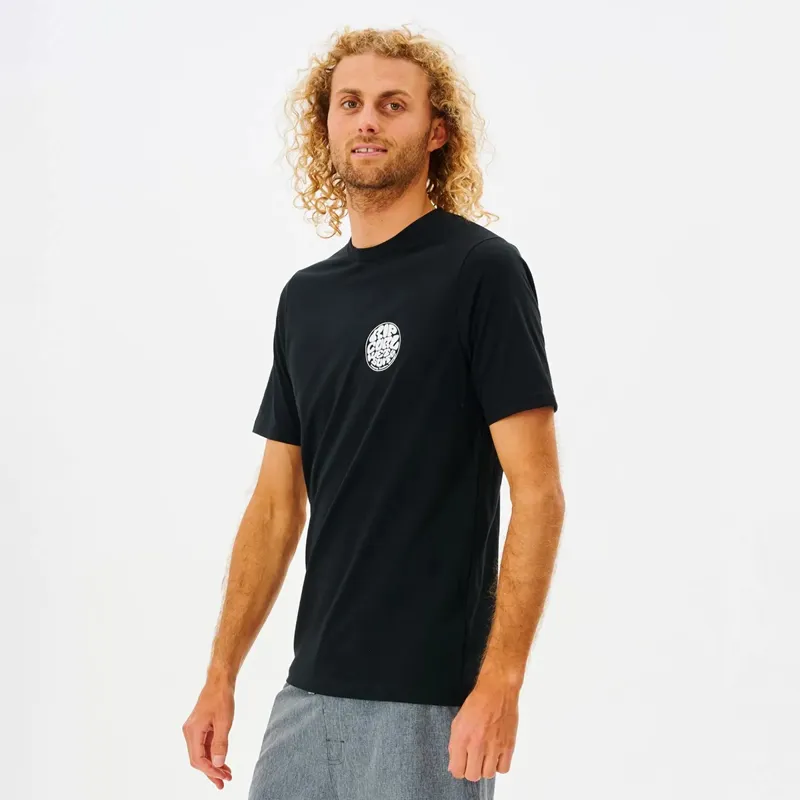 Rip Curl Icons Of Surf Short Sleeve UV Tee in Black-2
