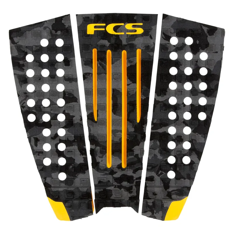 FCS Julian 3 Piece Tail Pad in Midnight/Mango Camo