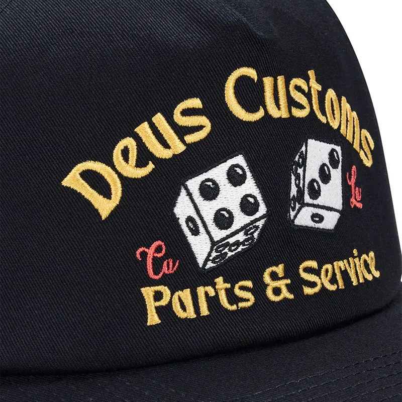 Deus Ex Machina Knucklebones Cap in Black-2