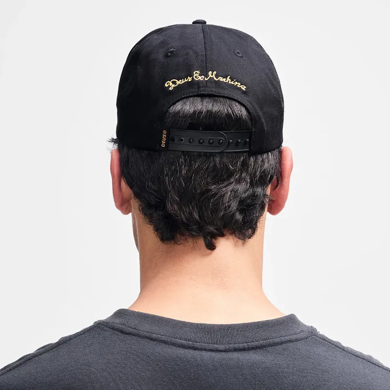 Deus Ex Machina Knucklebones Cap in Black-4