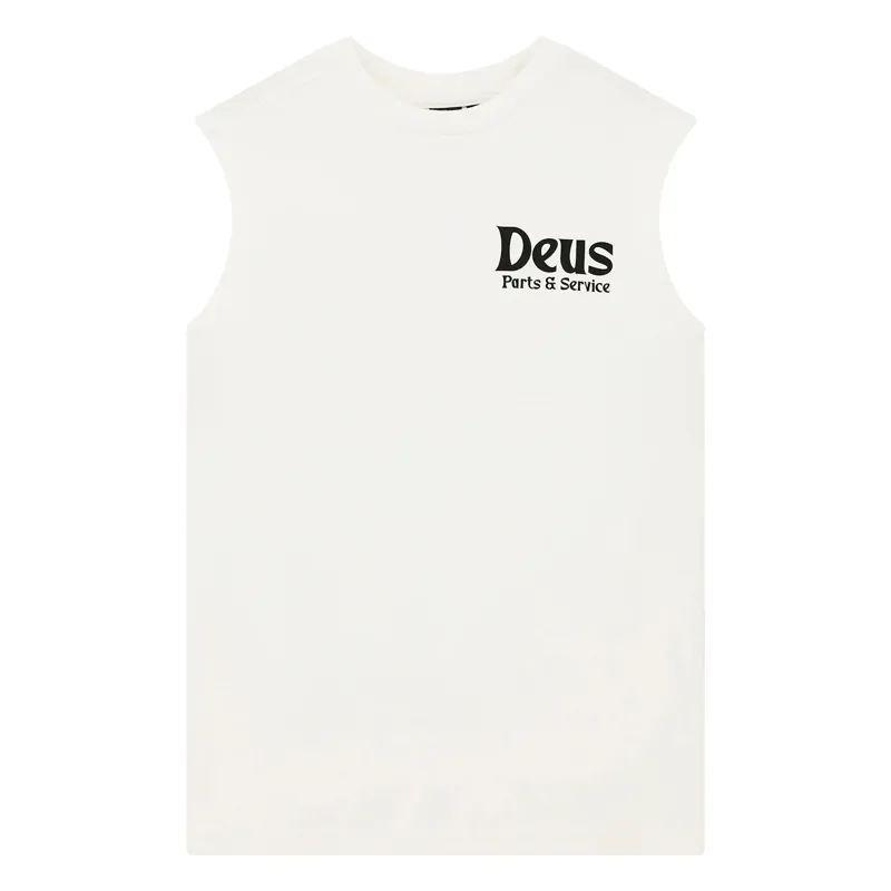Deus Ex Machina Knucklebones Muscle Tee in Dirty White-1