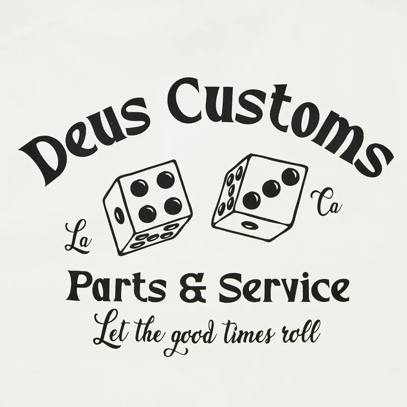 Deus Ex Machina Knucklebones Muscle Tee in Dirty White-2