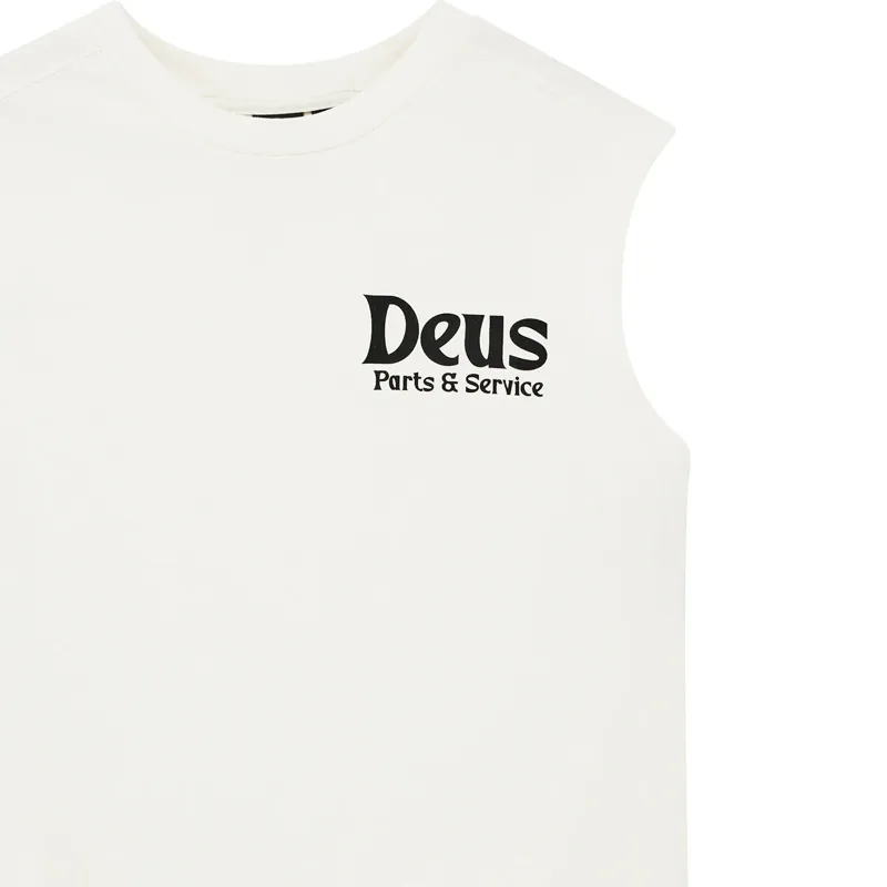 Deus Ex Machina Knucklebones Muscle Tee in Dirty White-3