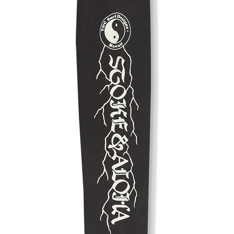 T and C Surf Designs Koi Lightning Long Sleeve Tee in Black-3