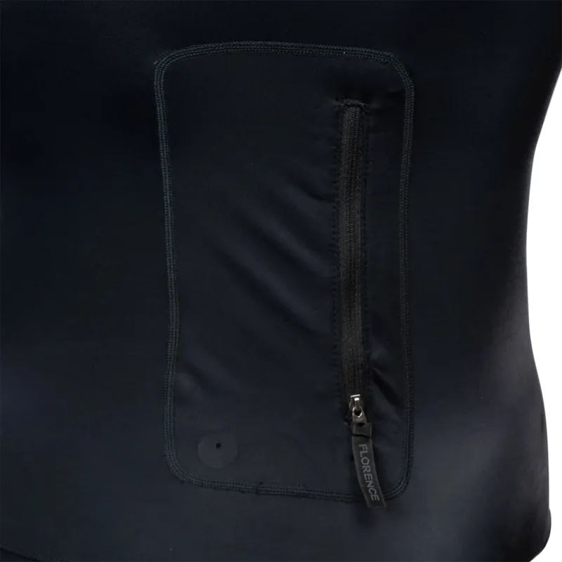 Florence Marine Long Sleeve Utility Pocket Hooded Rashguard in Black-2