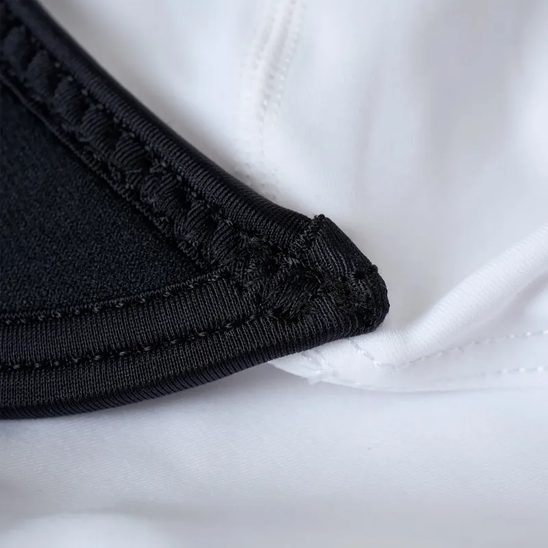 Florence Marine Long Sleeve Utility Pocket Hooded Rashguard in White-5