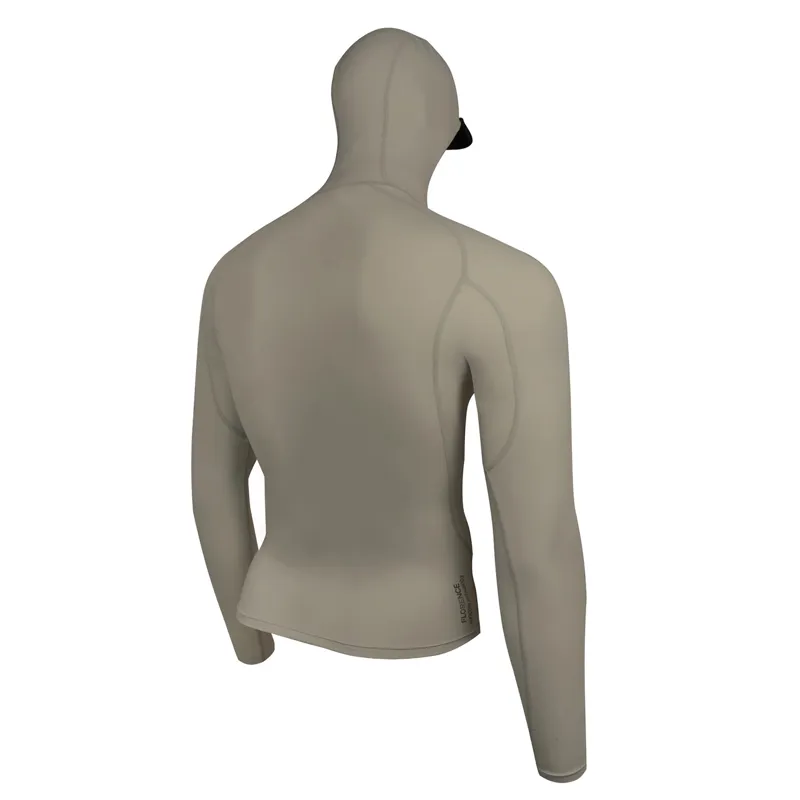 Florence Marine Long Sleeve Hooded Rashguard in Moss Grey-1
