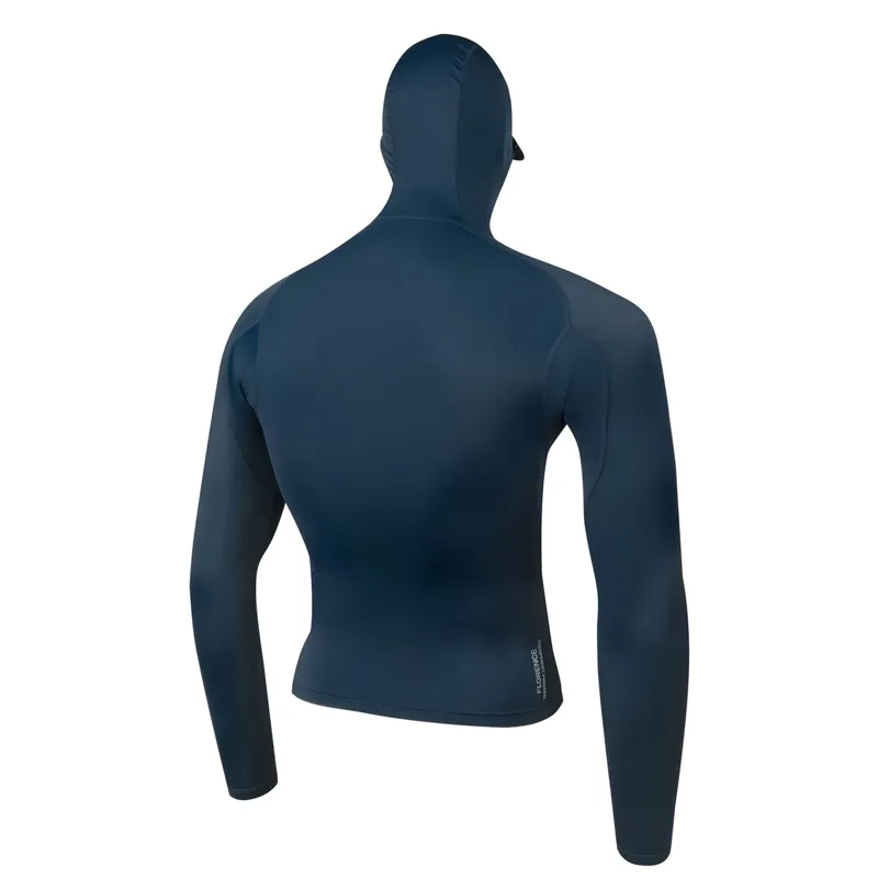 Florence Marine Long Sleeve Hooded Rashguard in Dark Navy-1