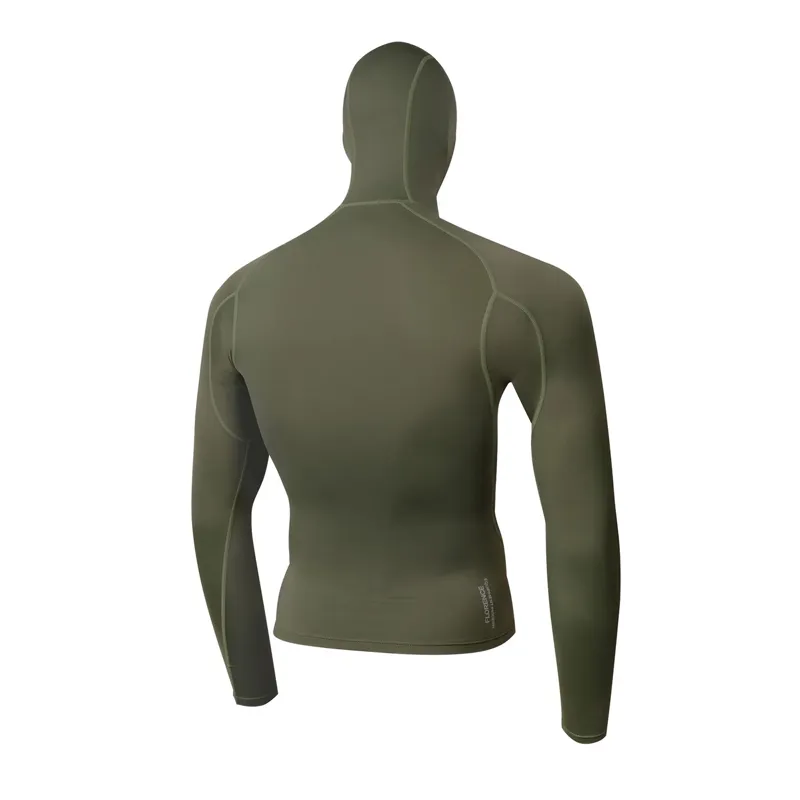 Florence Marine Long Sleeve Hooded Rashguard in Thyme-1