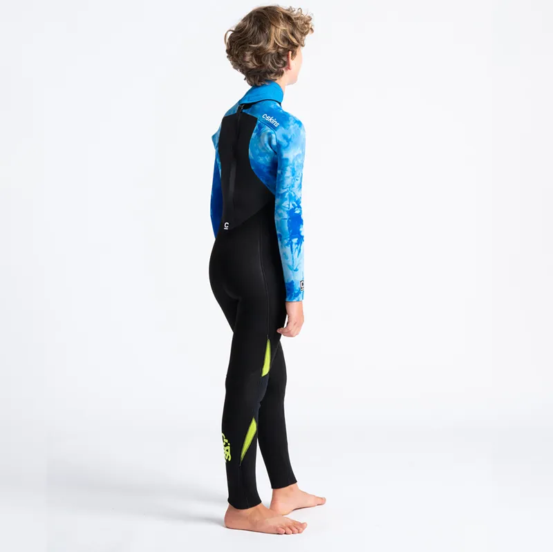 C-Skins / Junior / Legend / 4-3mm / Back Zip / Black-Blue Tie Dye-Lime-4
