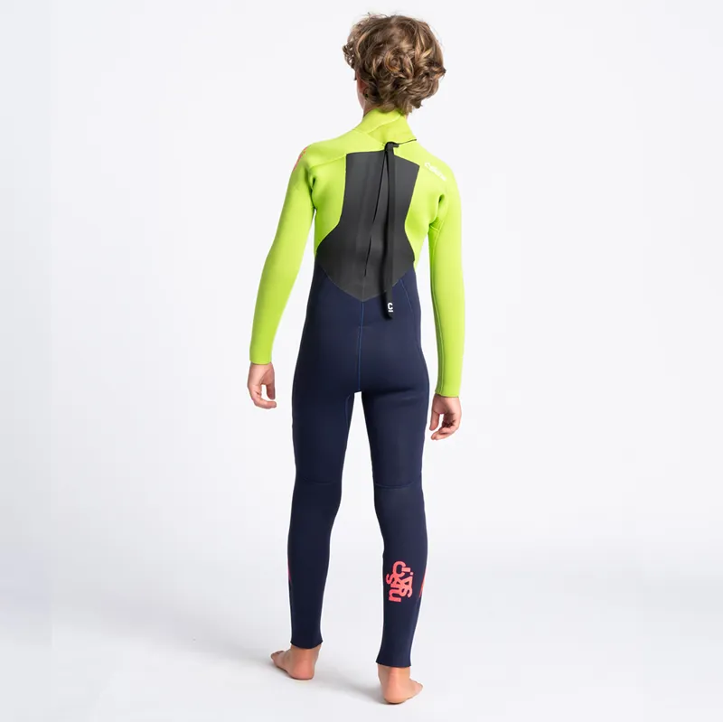 C-Skins / Junior / Legend / 4-3mm / Back Zip / Blue-Lime-Red-1