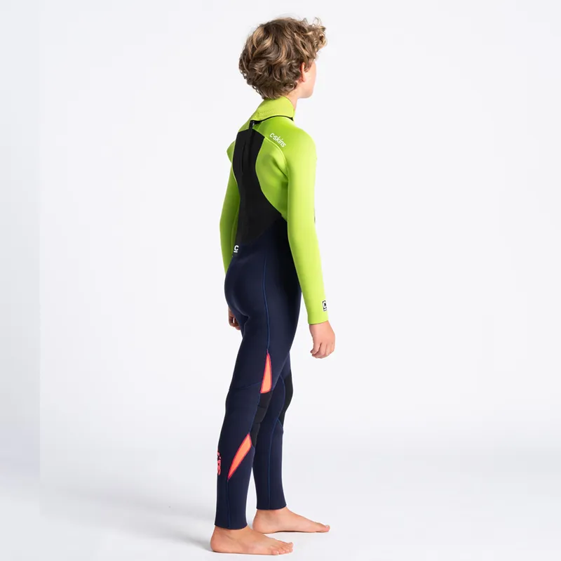 C-Skins / Junior / Legend / 4-3mm / Back Zip / Blue-Lime-Red-6