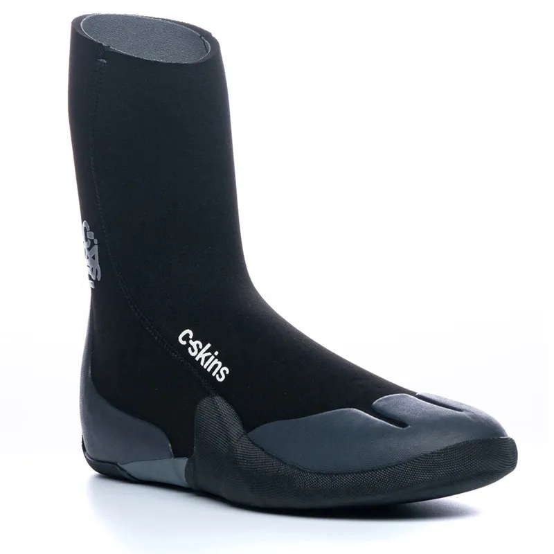 C-Skins / Legend / 5mm / Round Toe Boots / Black-Charcoal-1