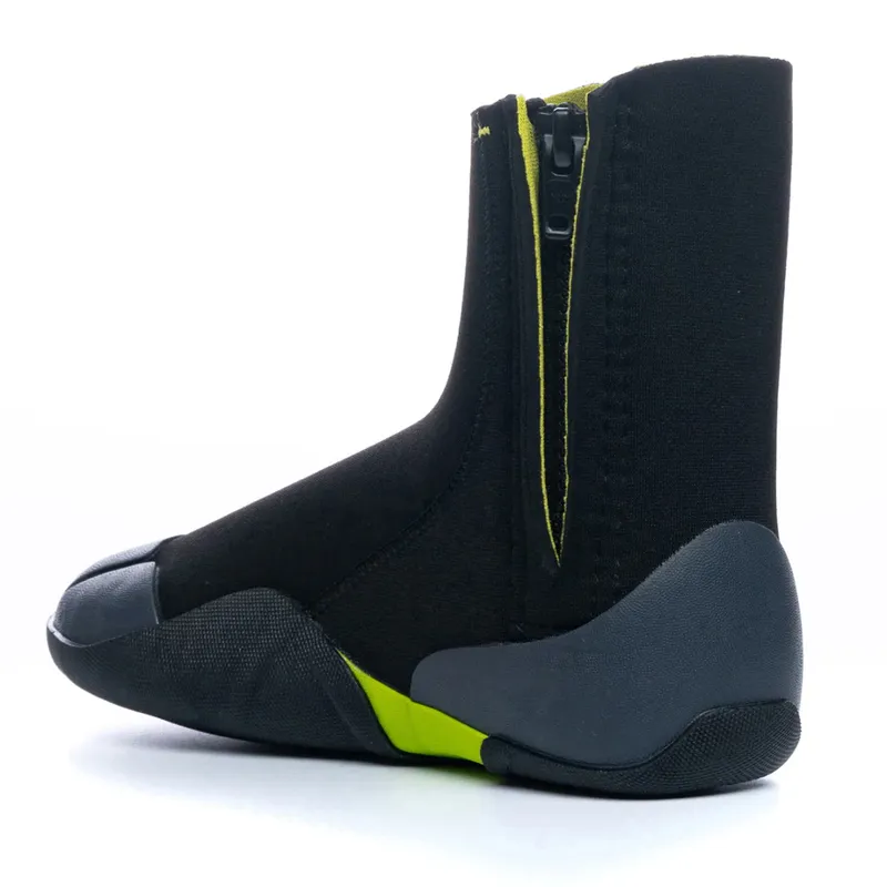 C-Skins Junior Legend 5mm Zipped Wetsuit Boots in Black/Green-3