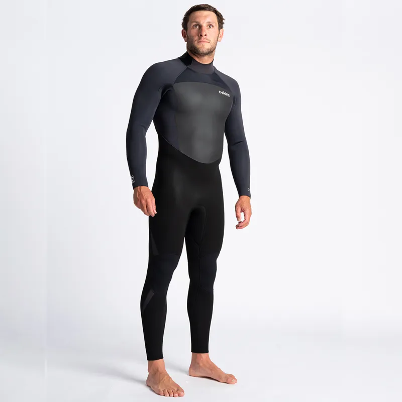 C-Skins / Mens / Legend / 4-3mm / Back Zip / Black-Anthracite-Black