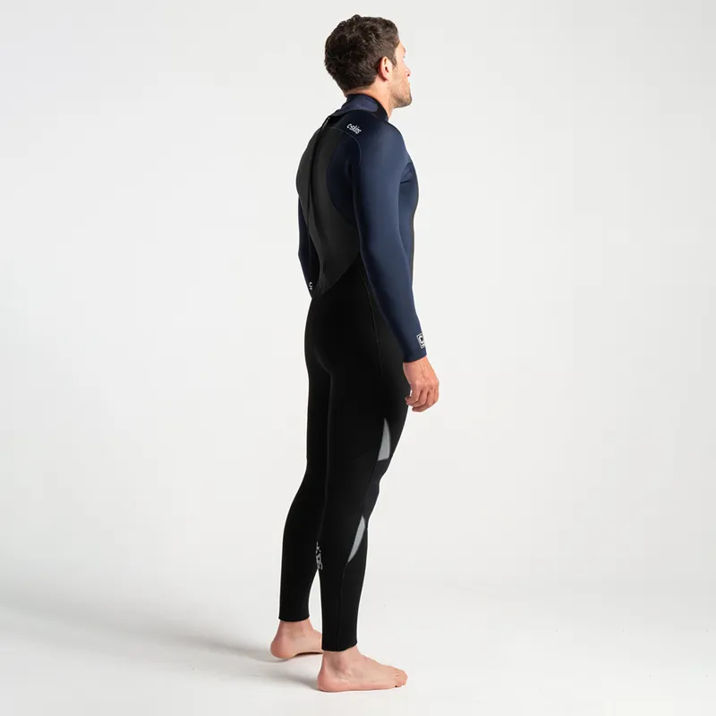 C-Skins / Mens / Legend / 5-4-3mm / Back Zip / Black-Slate Navy-Grey-4